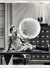 Zoom great dictator academy print globe scene